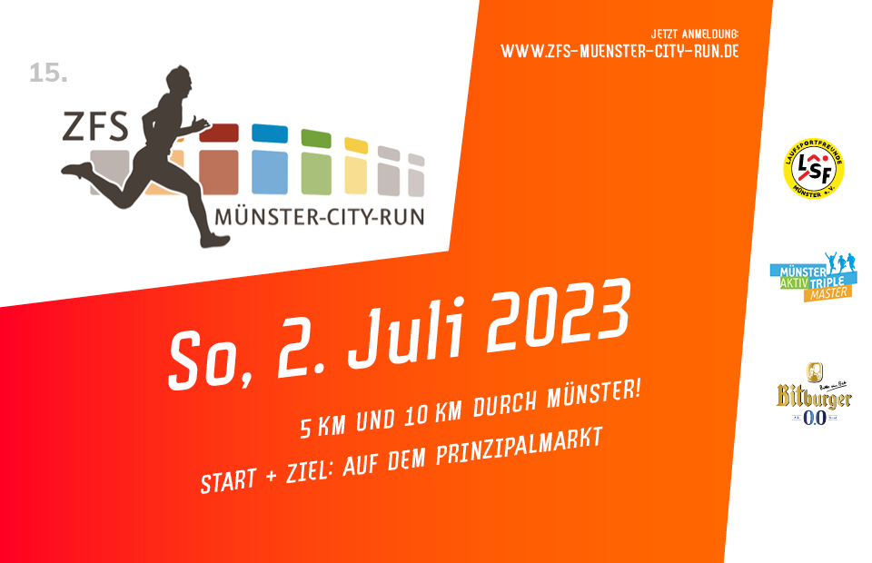 ZFS Münster-City-Run 2023 Banner
