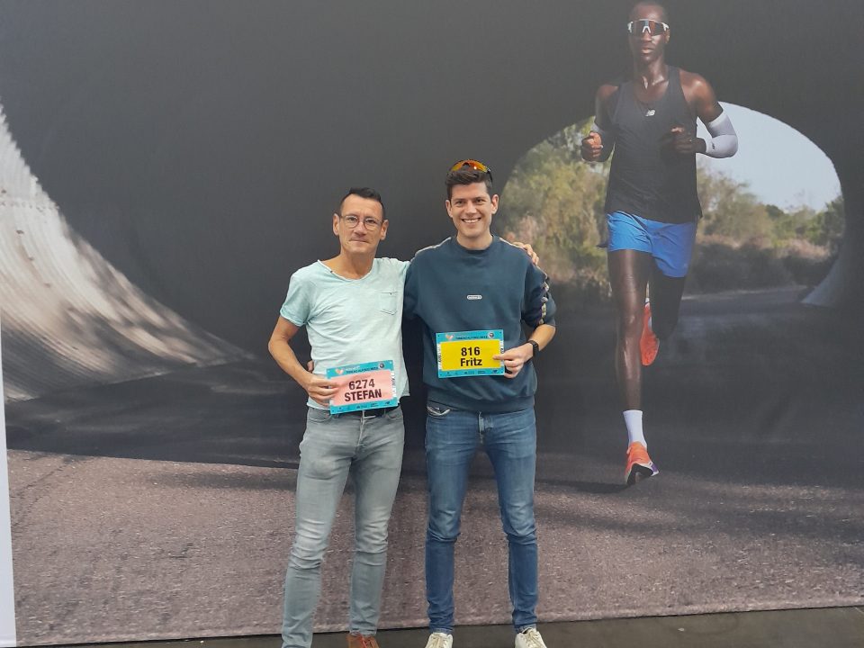 Stefan Bales und Fritz Koch beim Valencia-Marathon
