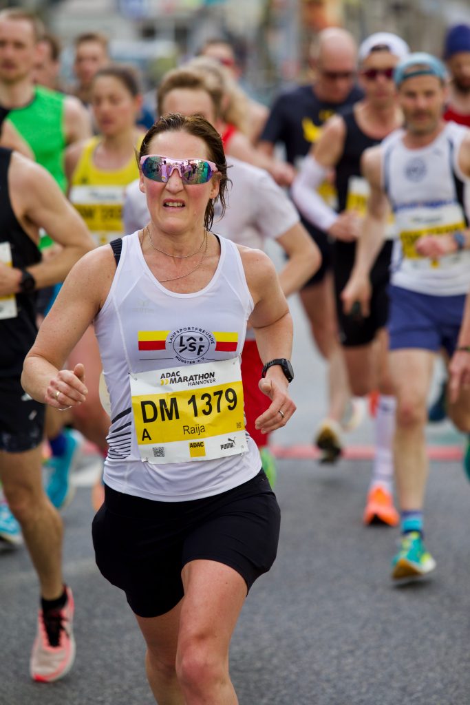 Raija Schmidt (LSF Münster) Dt. Marathon-Meisterschaften 2024 in Hannover (Foto: M. Holtkötter)