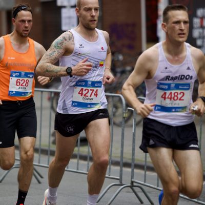 Dominik-Schüßler-MüMa2025-©M.Holtkötter Dominik Schüßler vom LSF ProTeam war schnellster LSFer beim Münster-Marathon 2025, Foto: M. Holtkötter