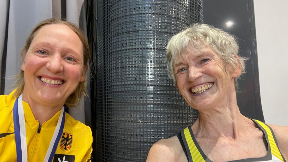Raija Schmidt und Julia Suwelack, LSF MastersTeam, Masters EM im Marathon in Jyväskylä, Finnland 2025