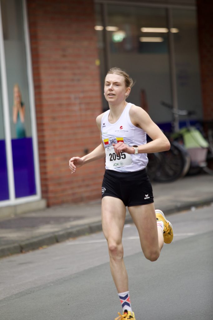 0P1A0754 Nina Bergerfurth, LSF ProTeam mit neuer Bestzeit beim 31. Coesfelder Citylauf. Foto: M. Holtkötter