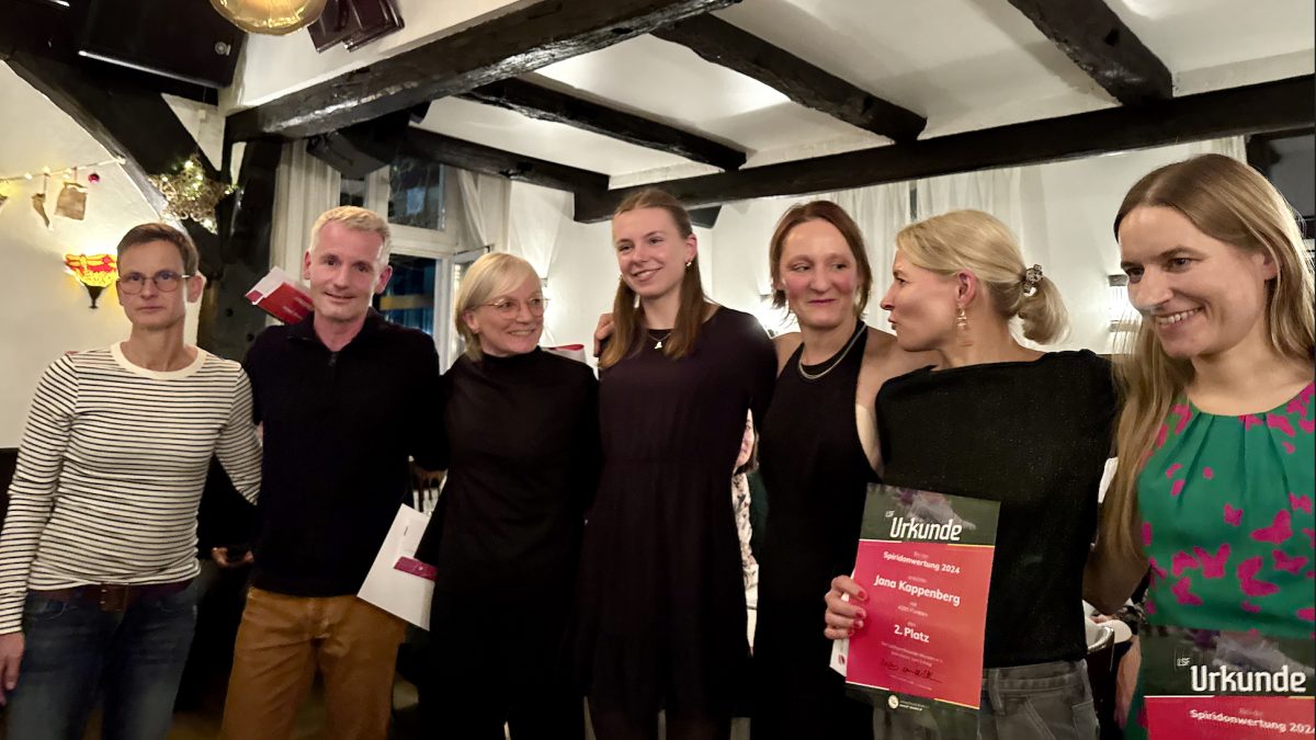 Gewinner der Spiridon-Wertung 2024, LSF Münster. Foto: M. Holtkötter