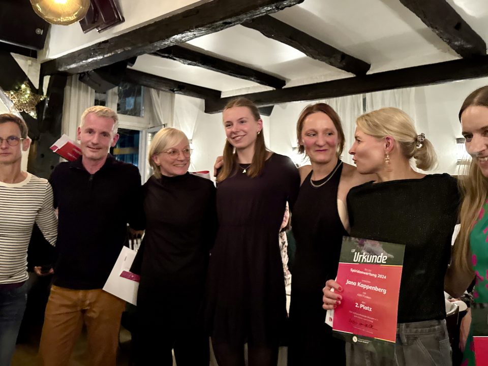 Gewinner der Spiridon-Wertung 2024, LSF Münster. Foto: M. Holtkötter