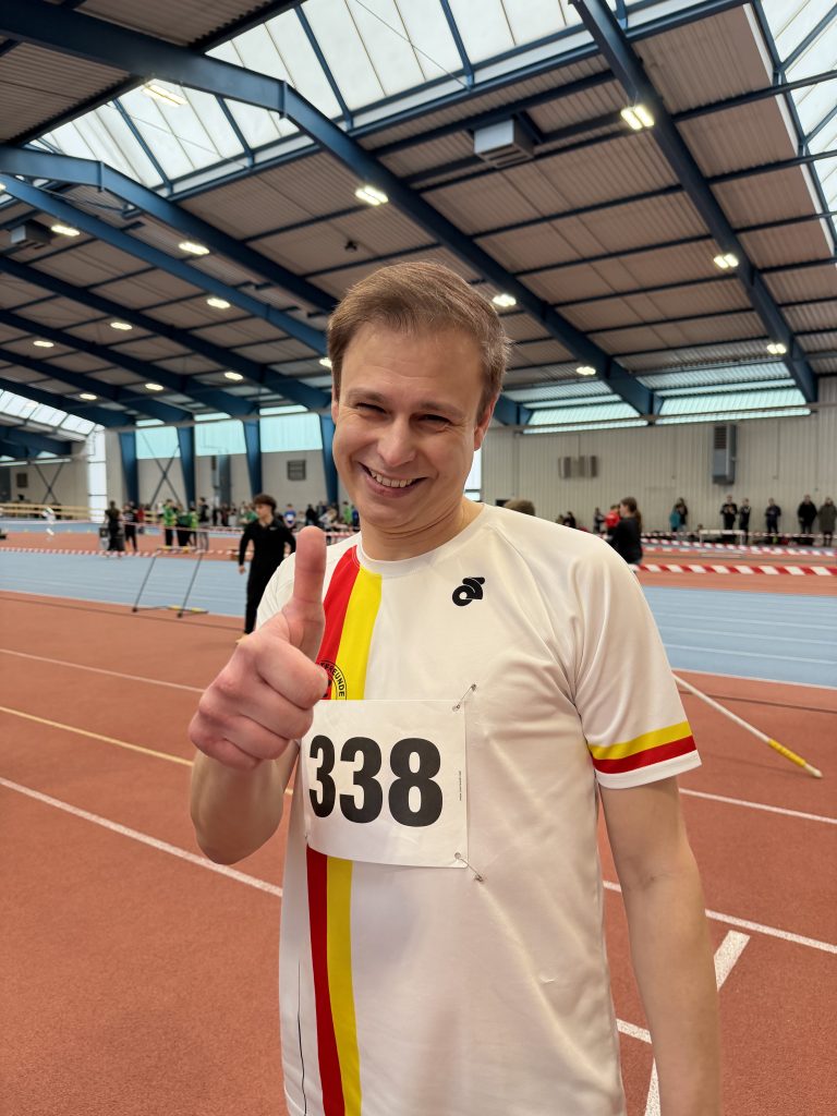 IMG_0992 Dominik Schmaltz, LSF Münster, 800 m, Hallenkreismeisterschaften, Münster, 2026, Foto: M. Holtkötter