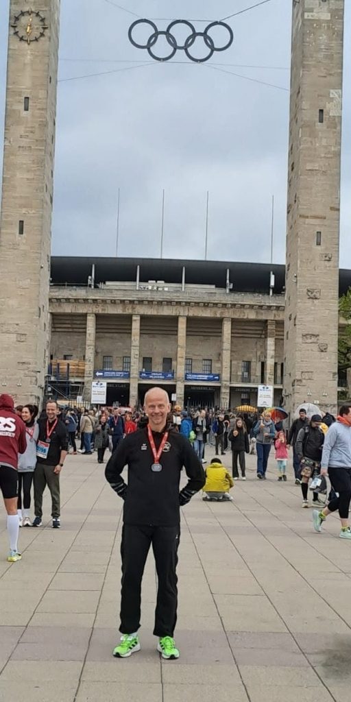 Dirk Keggenhoff, LSF Münster, beim 25-km-Lauf von Berlin.