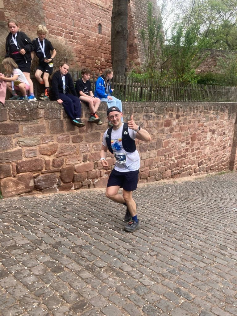 Robert Wieczorek, LSF Münster, Daumen hoch für den 3. Rureifeltrail.