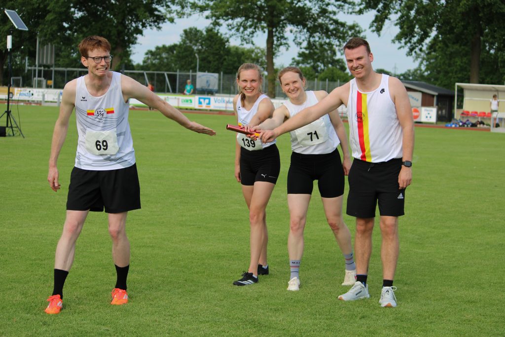 Staffel-Mixed Mixed-Staffel 4 x 100 m, LSF Münster, Kreiseinzelmeisterschaften in Horstmar am 30. Mai 2026