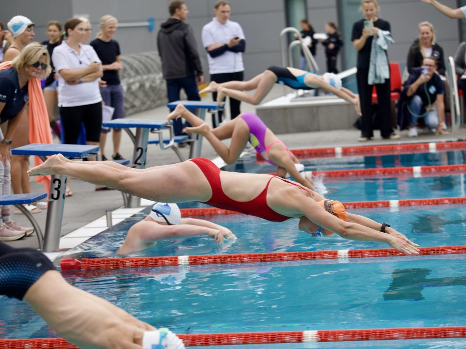LSF Münster, Raija Schmidt, Inklusiven Münsteraner Stadtmeisterschaften im Schwimmen, Staffel 4 x 50 m, Freistil. Foto: M. Holtkötter