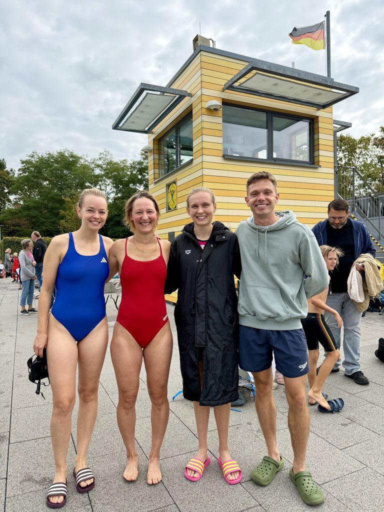 Staffel-LSF-Schwimmmeisterschaft-©M_Holtkötter0013 LSF Münster. Schwimmstaffel 4 x 50 m, Freistil mit Lynn Autermann, Raija Schmidt, Laura Brockhoff und Leon Neugebauer. Foto: M. Holtkötter