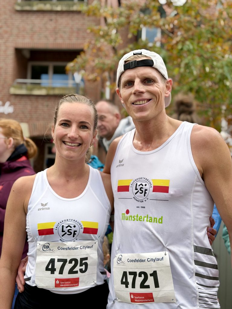IMG_7754 Ailina und Mike Claaßen waren über 10 km sehr schnell unterwegs. Foto: Anne Holtkötter
